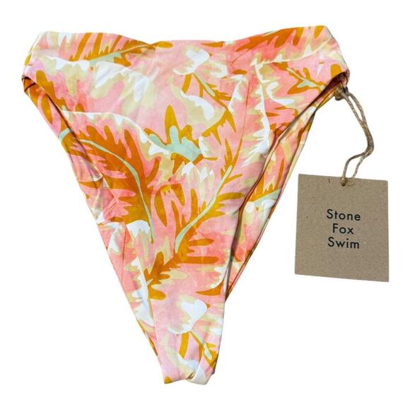 NEW Stone Fox‎ Swim Women’s XS Sumatra Bikini Bottom Hot Tropix NWT - Picture 1 of 4